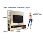 Painel Para Tv Até 58 Polegadas Veneza Belaflex Off White/nat