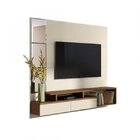 Painel Para Tv Até 58 Polegadas Veneza Belaflex Off White/nat