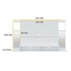 Painel Para Tv Até 60" Com Espelho Nairóbi Plus Multimóveis B