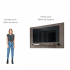 Painel Para Tv Até 60 Pol. Barê Babus - Cinza Perola