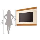 Painel Para Tv Até 60 Polegadas 1,60m Legacy Cedro / Off White