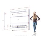 Painel Para Tv Até 60 Polegadas 180cm 2 Portas 1 Prateleira A