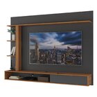 Painel Para Tv Até 60 Polegadas 1 Porta 1 Nicho Grafite/nogal