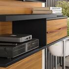 Painel Para Tv Até 60 Polegadas 1 Porta 2 Nichos Roma Notável