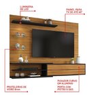 Painel Para Tv Até 60 Polegadas 1 Porta 3 Prateleiras Nt 1115