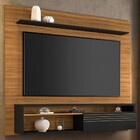 Painel Para Tv Até 60 Polegadas 1 Porta Freijó Trend/preto Nt