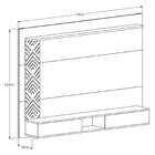 Painel Para Tv Até 60 Polegadas 1 Prateleira 1 Nicho 1 Porta