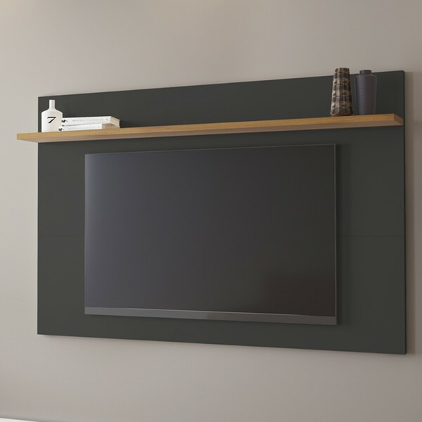 Painel Para Tv Até 60 Polegadas 1 Prateleira Preto/freijó Tre