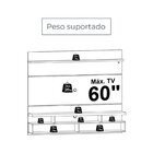 Painel Para Tv Até 60 Polegadas 2 Portas 180cm Lana Naturale/