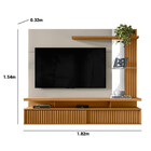 Painel Para Tv Até 60 Polegadas 2 Portas Maragogi Línea Brasil