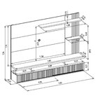 Painel Para Tv Até 60 Polegadas 2 Portas Maragogi Línea Brasil