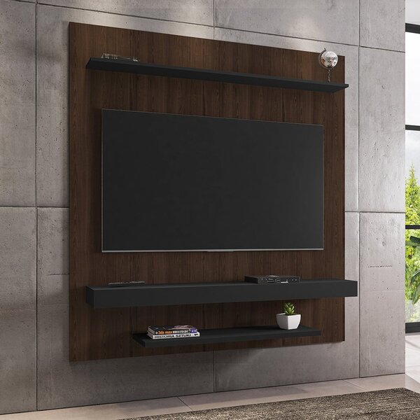 Painel Para Tv Até 60 Polegadas 2 Prateleiras Leme Móveis Bec