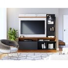 Painel Para Tv Até 60 Polegadas 4 Nichos 3 Prateleiras 1 Port