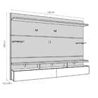 Painel Para Tv Até 60 Polegadas Aquarela Rovere