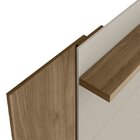 Painel Para Tv Até 60 Polegadas Aurora Linea Brasil Avelã/off