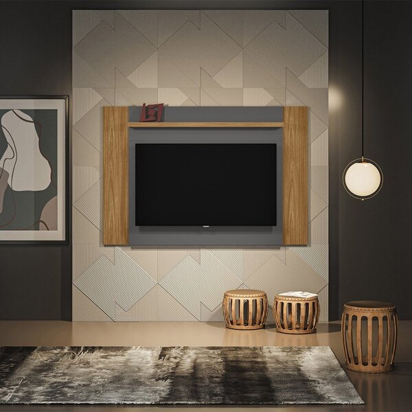 Painel Para Tv Até 60 Polegadas Aurora Linea Brasil Nature/ch