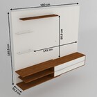 Painel Para Tv Até 60 Polegadas Bélgica 1 Porta Off White/sed