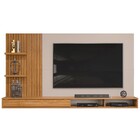 Painel Para Tv Até 60 Polegadas Bento D04 Carvalho Nobre/griz