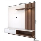 Painel Para Tv Até 60 Polegadas Caribe 1 Porta 1 Prateleira O