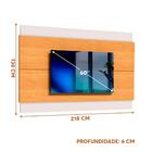 Painel Para Tv Até 60 Polegadas Classic Nature E Off White