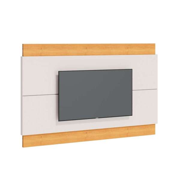Painel Para Tv Até 60 Polegadas Classic Off White E Nature