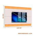 Painel Para Tv Até 60 Polegadas Classic Off White E Nature
