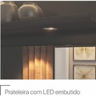 Painel Para Tv Até 60 Polegadas Com Led 1 Porta Bahamas E Esp