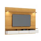 Painel Para Tv Até 60 Polegadas Com Led Com Nicho 3 Gavetas D