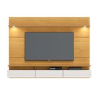 Painel Para Tv Até 60 Polegadas Com Led Com Nicho 3 Gavetas D