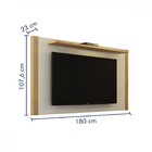 Painel Para Tv Até 60 Polegadas Diamantina 1 Prateleira Cinam