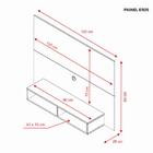 Painel Para Tv Até 60 Polegadas Eros Freijó