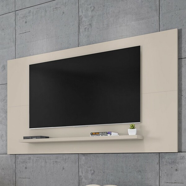 Painel Para Tv Até 60 Polegadas Esmeralda 1 Prateleira Off Wh