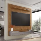 Painel para TV até 60 Polegadas Frisado Milão 160cm Cedro/Cin