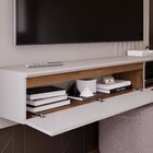 Painel Para Tv Até 60 Polegadas Helô Espresso Móveis Off Whit