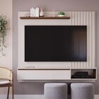 Painel Para Tv Até 60 Polegadas Helô Espresso Móveis Off Whit