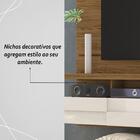 Painel Para Tv Até 60 Polegadas Lana 1.8 Naturale E Off White