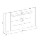 Painel Para Tv Até 60 Polegadas Led Aurora Linea Brasil