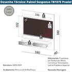 Painel Para Tv Até 60 Polegadas London Off White E Freijó