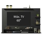 Painel Para Tv Até 60 Polegadas Madesa Alfa Com Prateleiras E