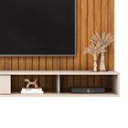 Painel Para Tv Até 60 Polegadas Mdf 179cmx108cm Frisado Decor