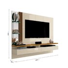 Painel Para Tv Até 60 Polegadas Murano Edn Móveis Off White/c