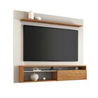 Painel Para Tv Até 60 Polegadas Nt 1100 Off White/freijó Trend