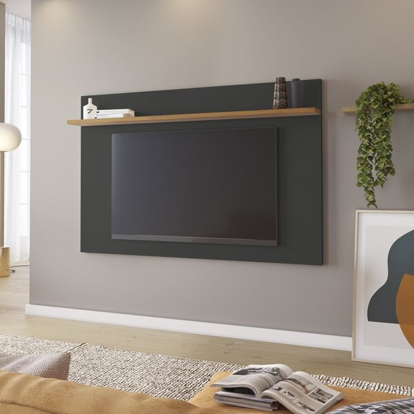 Painel Para Tv Até 60 Polegadas Nt 1190  Preto Tx/freijo Trend