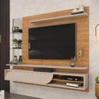 Painel Para Tv Até 60 Polegadas Ravi D04 Carvalho Nobre/griz