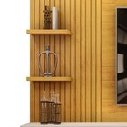 Painel Para Tv Até 60 Polegadas Ripado Com Nichos Bento Cedro