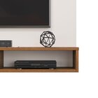 Painel Para Tv Até 60 Polegadas Ripado Com Nichos Bento Freij