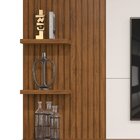 Painel Para Tv Até 60 Polegadas Ripado Com Nichos Bento Freij