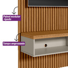 Painel Para Tv Até 60 Polegadas Ripado Marisa Com Nicho Banca