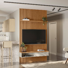 Painel Para Tv Até 60 Polegadas Ripado Marisa Com Nicho Banca