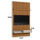 Painel Para Tv Até 60 Polegadas Ripado Marisa Com Nicho Banca